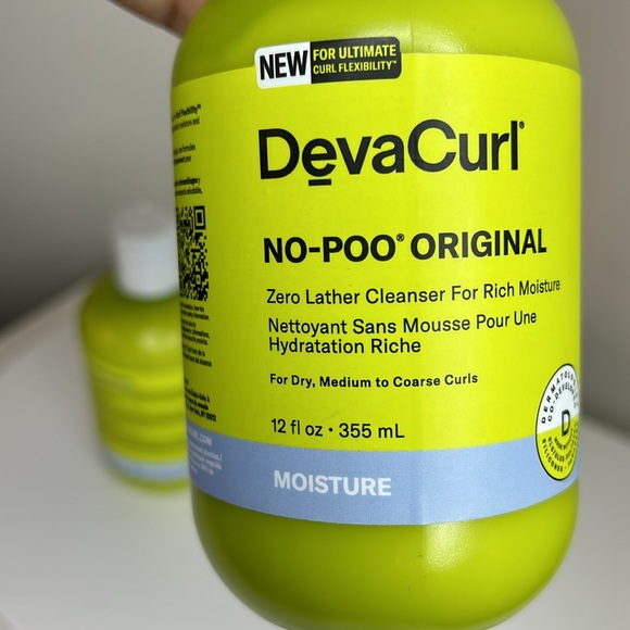 Deva Curl Low-Poo Original Mild Lather Cleanser for Rich Moisture 12oz set of 2 - Picture 3 of 3